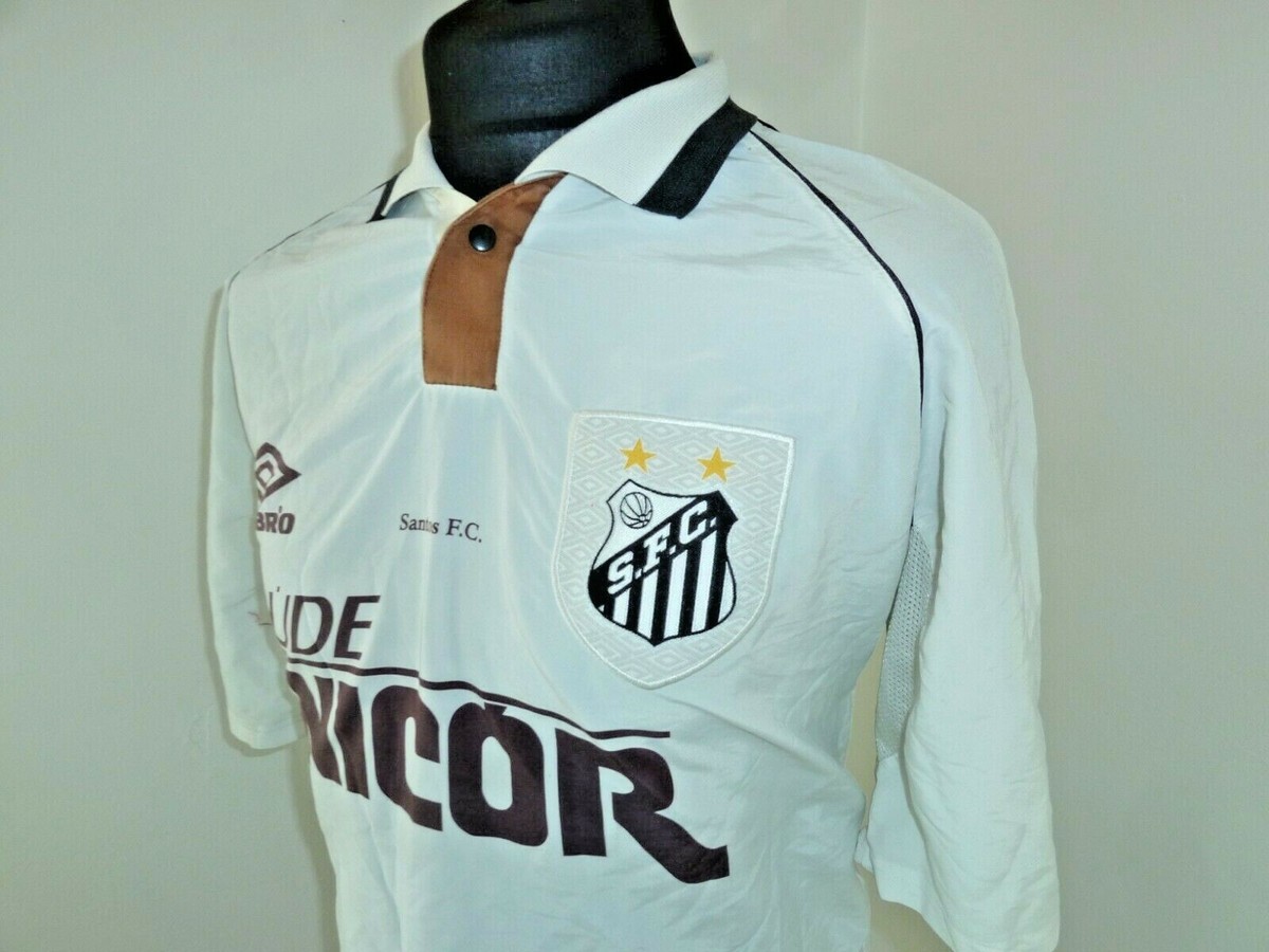 SANTOS FC football Shirt Vintage 1998 Home Soccer Jersey Size