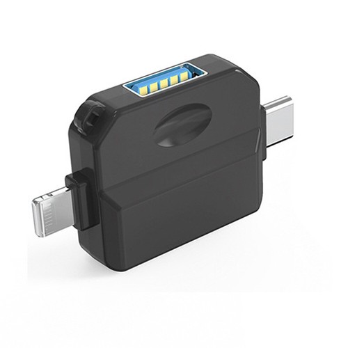 USB 5 in 1 Otg Adapter Type C 5 in 1 OTG Converter for Phone/Laptop/SD/TF Card - Photo 12/16