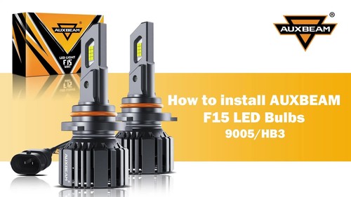 For Ford F-150 2015-2023 6x AUXBEAM LED Headlight Fog Light Bulbs 9005 H11 9145 - Video 1 of 1