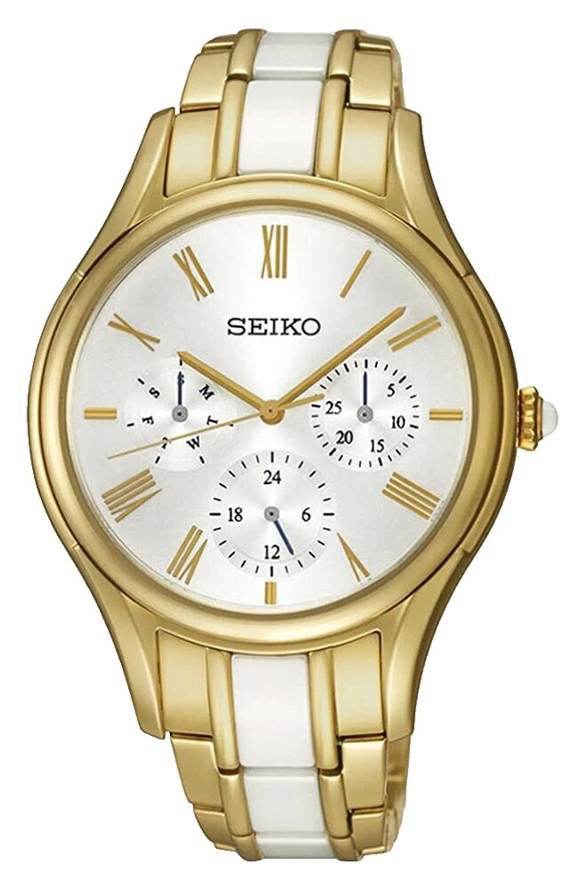 Seiko Ceramic Band Wristwatches