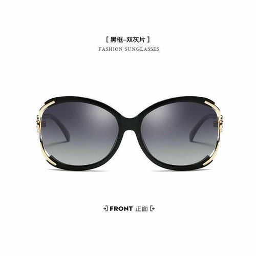 Women Polarized Sunglasses Mirrored Anti-Reflective Cut Out Eyewear Eyeglassses - Picture 6 of 12