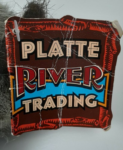 Vintage 1991 Plüsch Mini Roger Waschbär 9 Zoll Platte River Trading Creations #3676 mit Etikett - Bild 3 von 6