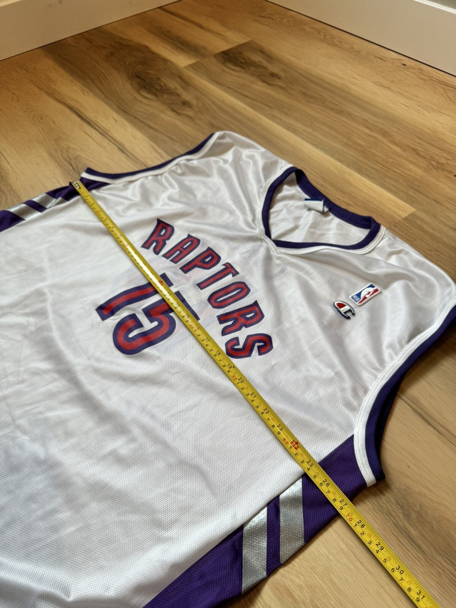 Vintage NBA Vince Carter Toronto Raptors Champion White
