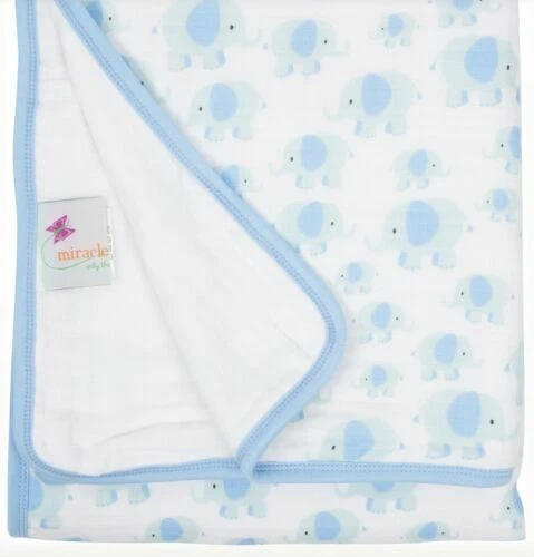 Mantas de cuna azules