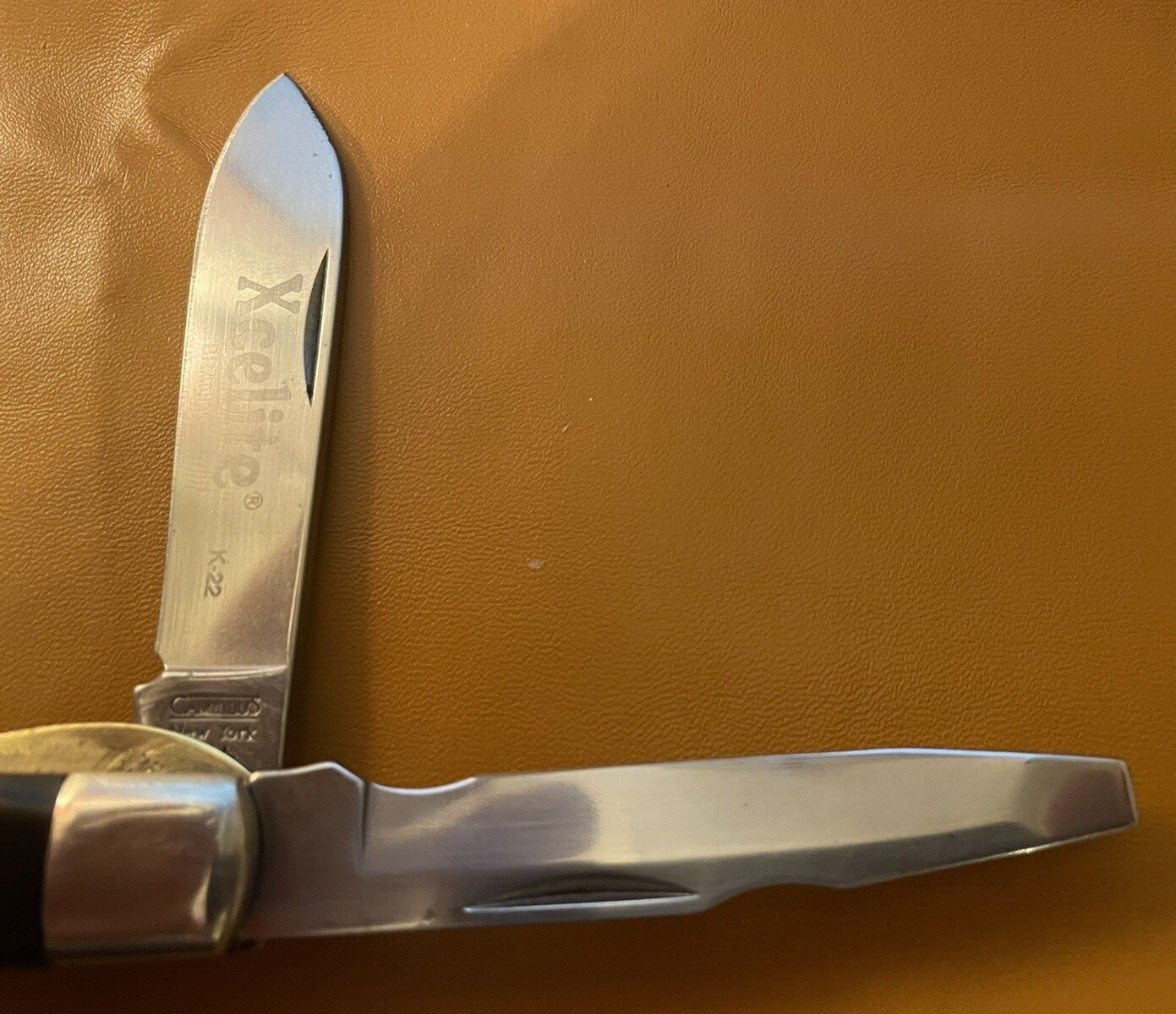 Vintage Camillus K22 XCELITE USA Electricians Folding Pocket Knife New