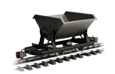 Bachmann 92504 GRAY V-DUMP CAR with METAL WHEELS and KNUCKLE COUPLERS