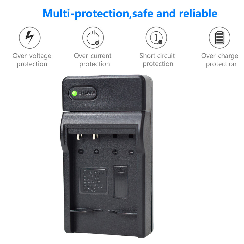 Battery USB Charger For Panasonic Lumix DMC-S1 A DMC-S2 DMC-S3 A