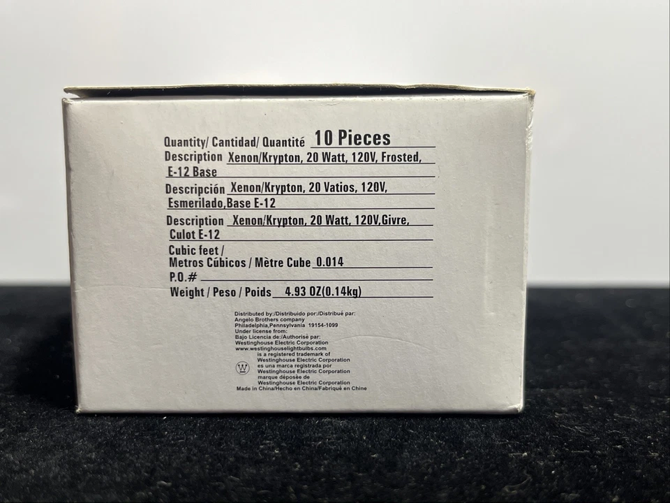 ⚡️Lot Of 10⚡️Westinghouse 20W Xenon/Krypton 120volt Frosted #06353 - Image 3 of 4