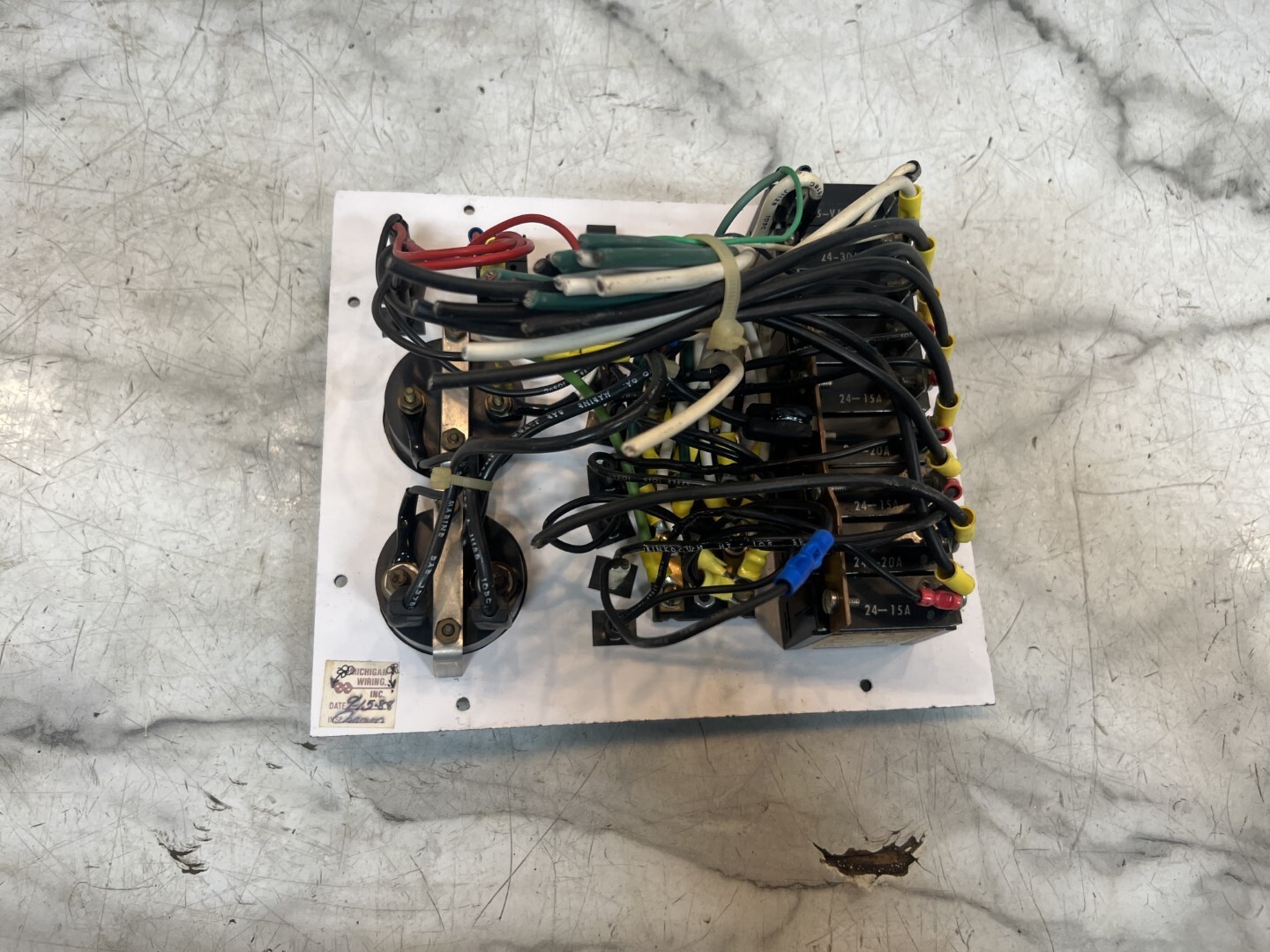 89 Sea Ray 280 Boat shore power control switch breaker board panel eBay