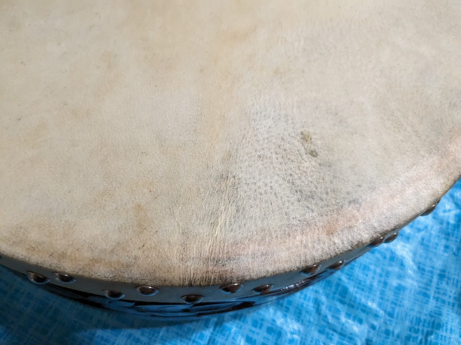 Rosewood Frame Tacked 14 inch Bodhran, Black Faux Leather Case & Tipper Beginner eBay