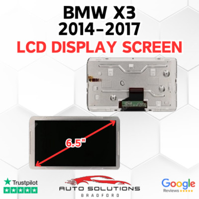 BMW X3 2015 2016 2017 LCD DISPLAY BILDSCHIRM 6,5'' RADIO MEDIA UNIT NAVI