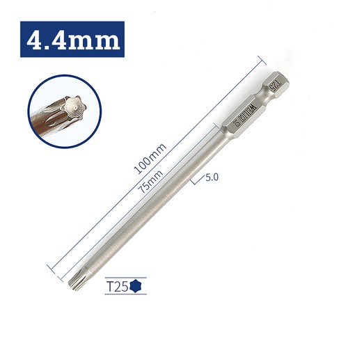 Magnetic Torx Bit T3-T50 Security Screwdriver Bits 1/4"Hex Shank ExtraL S2 Steel - Picture 28 of 36