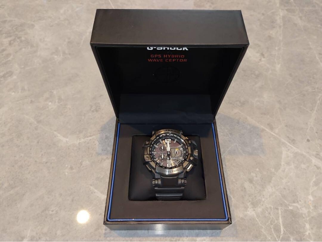 Casio G-Shock Gpw-1000-1Bdr GPS HYBRID WAVE CEPTOR Men's
