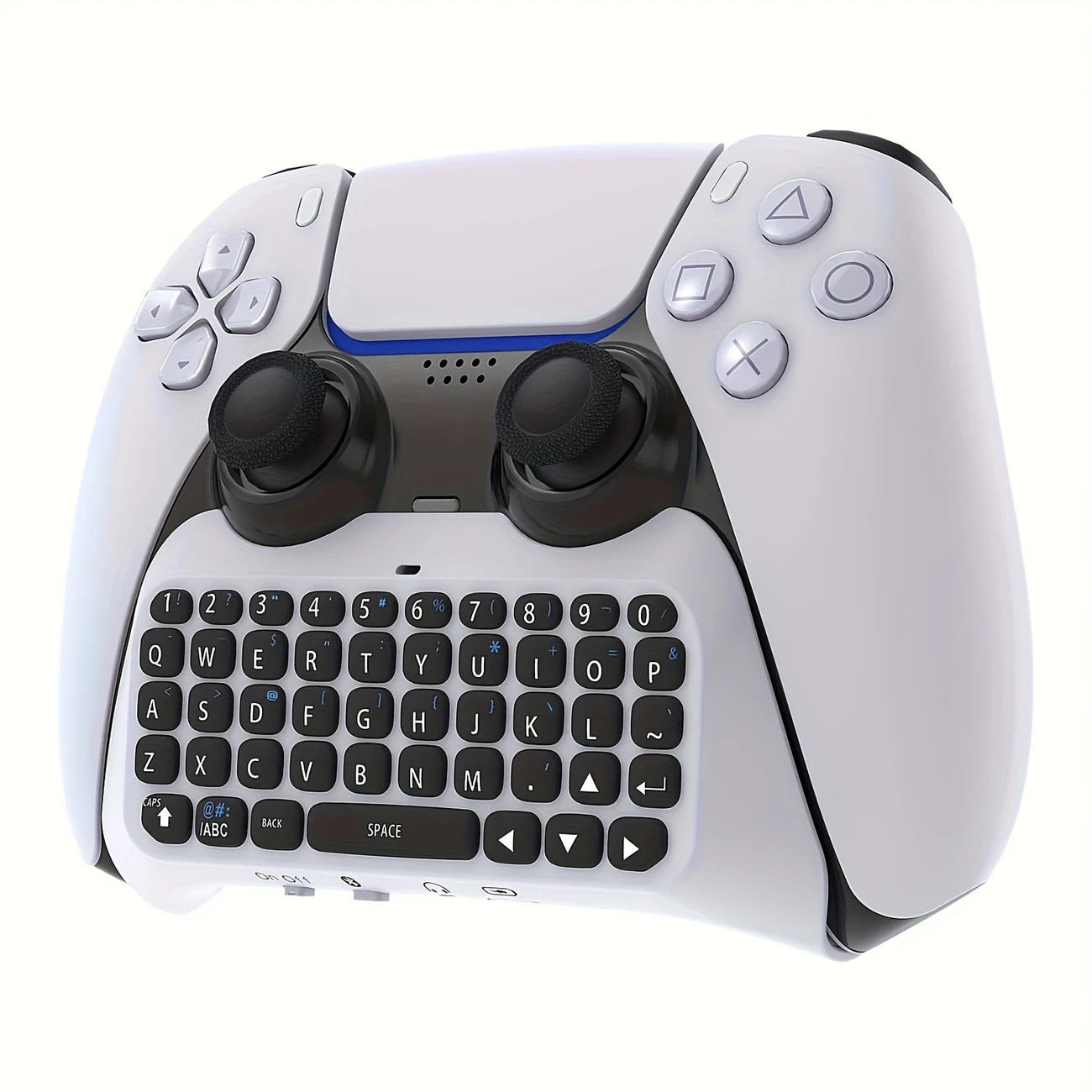 Manette sans fil pour PS5 avec mini-clavier chatpad et haut-parleur sans fil