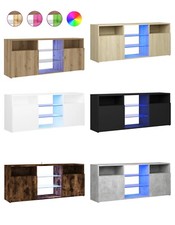 TV Schrank mit LED Leuchten TV Lowboard Fernsehschrank TV Möbel Fernsehtisch neu