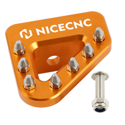 CNC Brake Pedal Tip Step Plate For KTM 125SX 200 250 EXC 300 MXC EGS 1999-2003