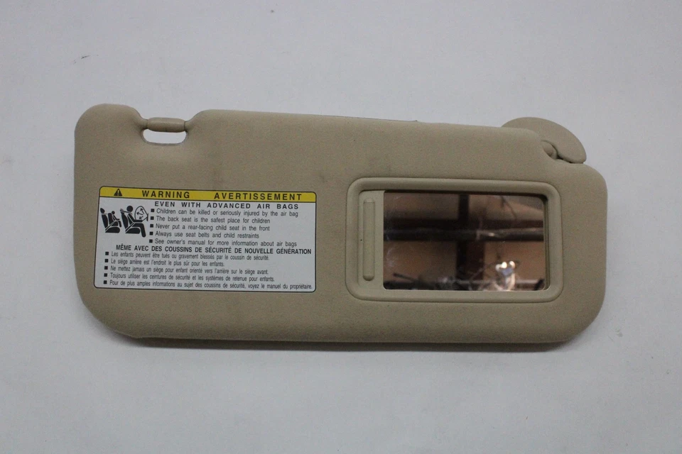 2010 LEXUS HS250H 前右乘客侧 SUN VISOR BEIGE 原始设备制造商 10 11 12 — 第 2/4 张图片