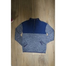 All in Motion Boys Blue Colorblock Quarter Zip Pullover Long Sleeve Shirt