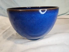 Denby Imperial Blue Large Rice Bowl, 5 1/2" D, Crafted in England, Nice!