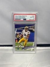 2020 Panini Prestige Justin Jefferson #267 Green Xtra Points RC PSA 10 GEM MINT