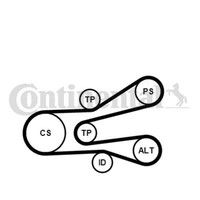 Continental Ctam Keilrippenriemensatz FüR CitroëN Berlingo Kasten M_ MF U6U
