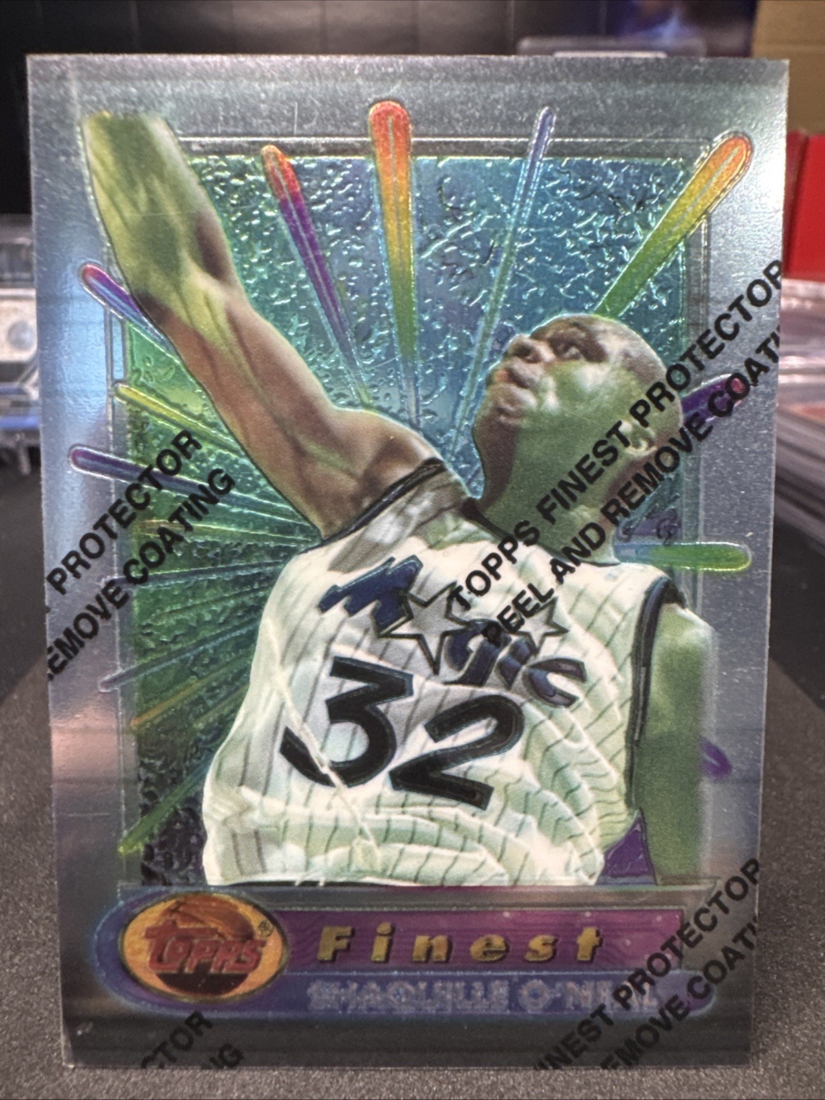1994-95 Finest Shaquille O'Neal #32 With Coating (SS)