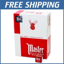 Red Billiard Chalk - 144 Cubes for Pool Cue