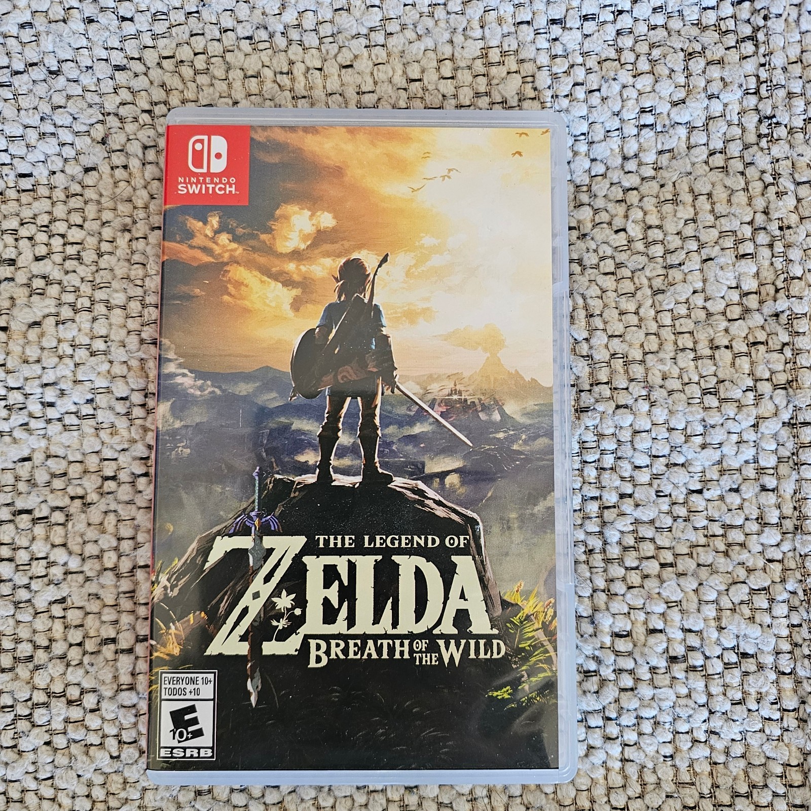 Legend Of Zelda Breath Of The Wild Nintendo Switch Game - Box And Cartridge