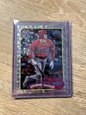 2024 Topps Series 1 1989 35th Anniv SHOHEI OHTANI Silver Crackle Foil 89B-16 🔥