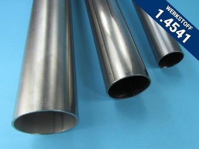 Edelstahl Rohr Rund Tube Pipe 44,5 x 2mm V2A 1.4541 0,5 m Stainless Steel VA