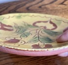 Breininger Redware 125th Anniversary Plate 7” Folk Art 1980 EUC — photo 6