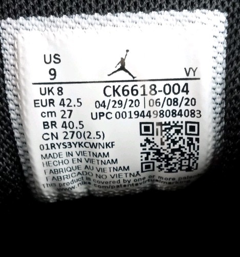 Nike Air Jordan React Elevation Men Shoe Size 9 Basketball Casual CK6618-004 Gym - Picture 3 of 24