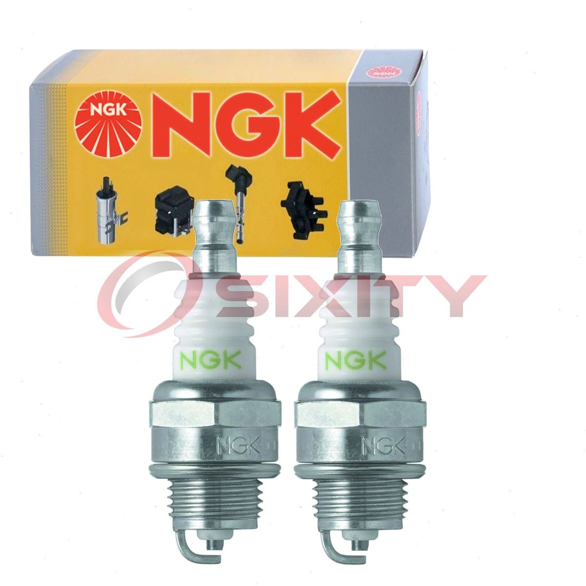 2 pc NGK 6763 BPMR8Y BLYB Pro-V Spark Plugs for WSR4F W24MPR-U RCJ6Y L8RTF df