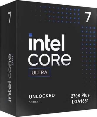 Intel Core  Ultra 7 270K Plus 24-Kern CPU, Sockel 1851, Boxed (ohne Kühler)