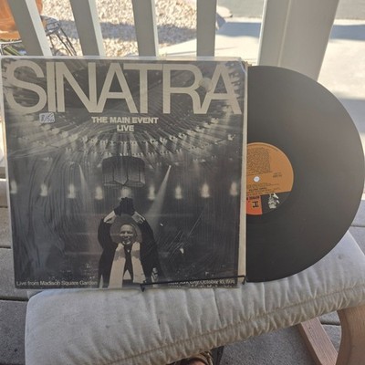 The Main Event: Live From Madison Square Garden LP Frank Sinatra 1974 Vinyl VG+