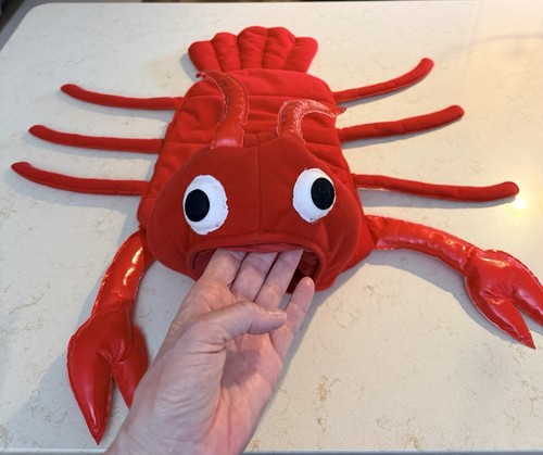 Lobster Crab Halloween Costume Dog Pet Size Large L Comical