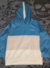 Boys Teal, Gray And White Hoodie Size M