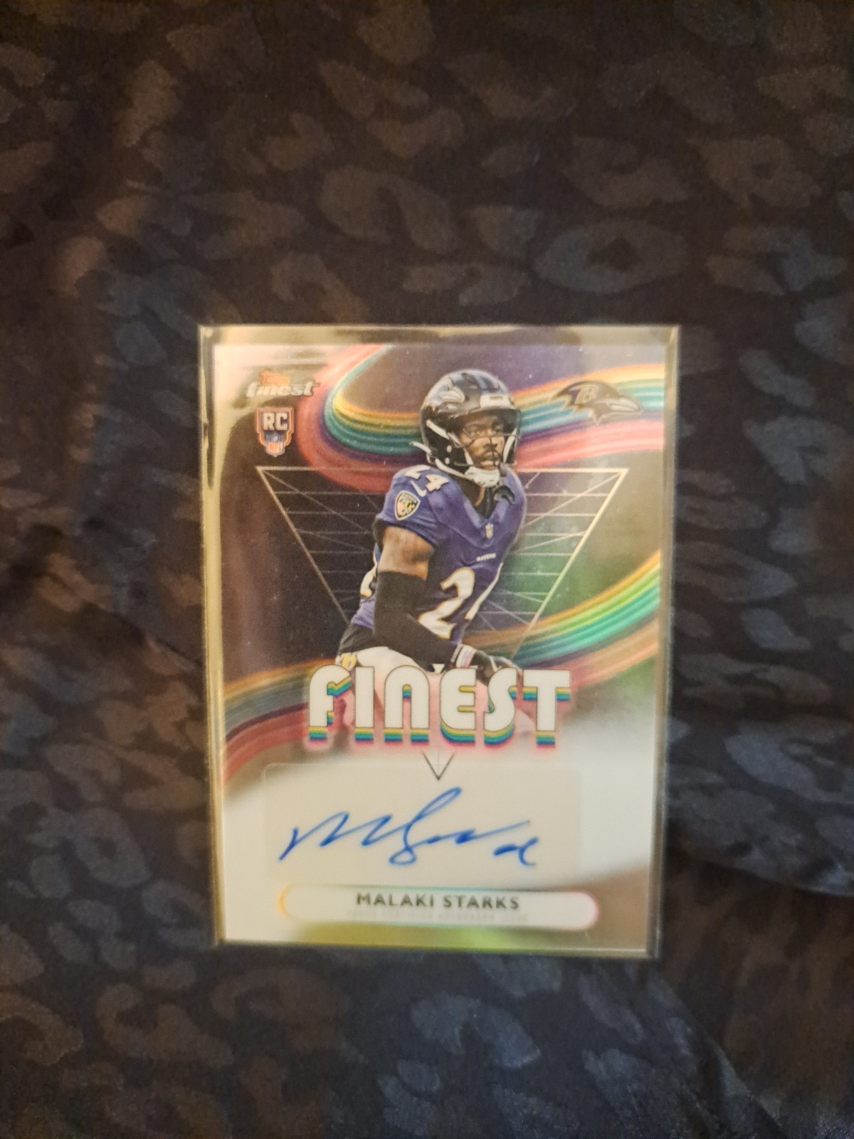 2025 Topps Finest Malaki Starks Rookies Finest Autographs Card# RFA-MS