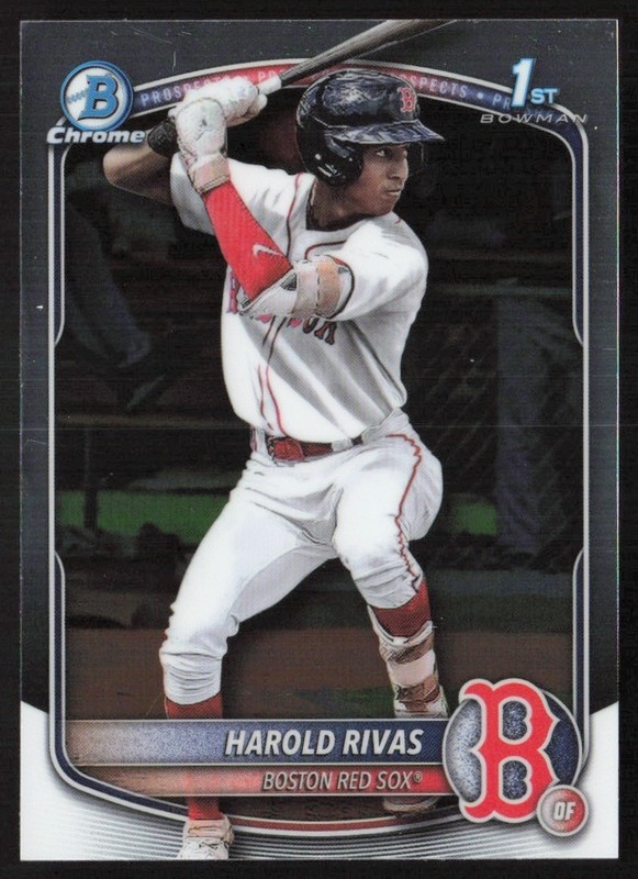 2025 Bowman Chrome Prospects Harold Rivas #BCP-216 GS1-5