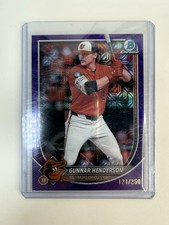2025 Bowman - Gunnar Henderson #2 Chrome Purple Mojo Refractor /250