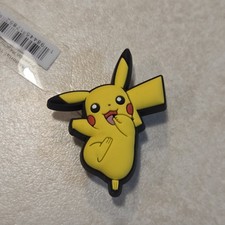 CROCS Jibbitz Charm: Pikachu Pok&eacute;mon Character New w/Tags Carefully Shipped