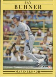1991 Fleer #446 Jay Buhner - BB