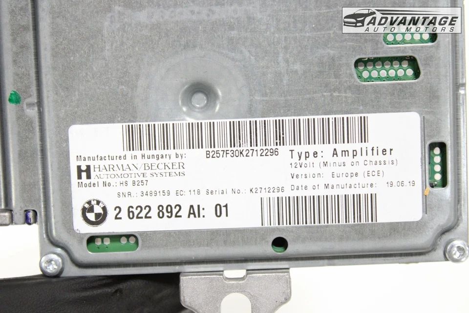 2019-2021 BMW 230I F23 LCI МОДУЛЬ УПРАВЛЕНИЯ СИСТЕМОЙ АКТИВНОГО ЗВУКОВОГО УСИЛИТЕЛЯ ОТ ОРИГИНАЛЬНОГО ПРОИЗВОДИТЕЛЯ - Изображение 4 из 4