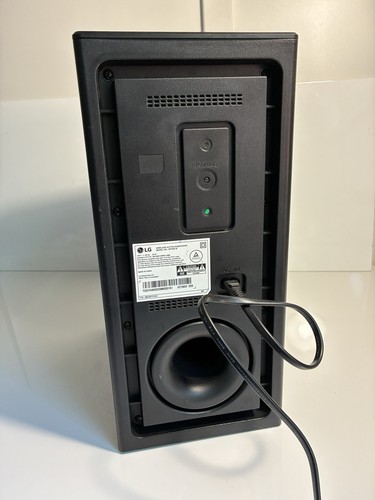 LG SPN5B-W Black Wireless 33W 110-120V/60Hz Active Subwoofer with Power Cord - Picture 3 of 15