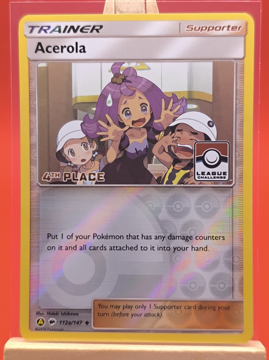Acerola 112A/147 4th Place Alternate Art Ultra Rare Burning