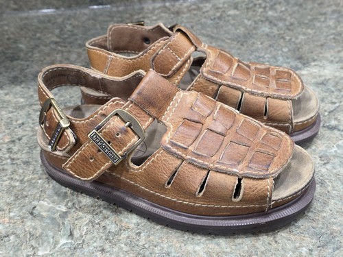 Dr Martens Sandals Vintage Y2K Fisherman Brown Chunky Sole Men 5 UK 5
