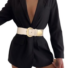 Women's Wide Belt Waist Belt Stretch for Dress Elastic Belt Hip G...