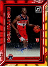 2023-24 Donruss Bilal Coulibaly Auto Red & Gold Laser Holo Autograph RC