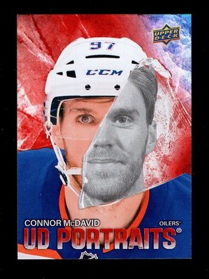 2025-26 UPPER DECK UD PORTRAITS RED P60 CONNOR McDAVID 152/199 OILERS