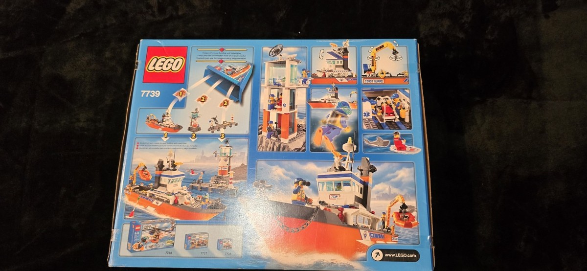 LEGO CITY: Coast Guard Patrol Boat & Tower (7739) for sale online